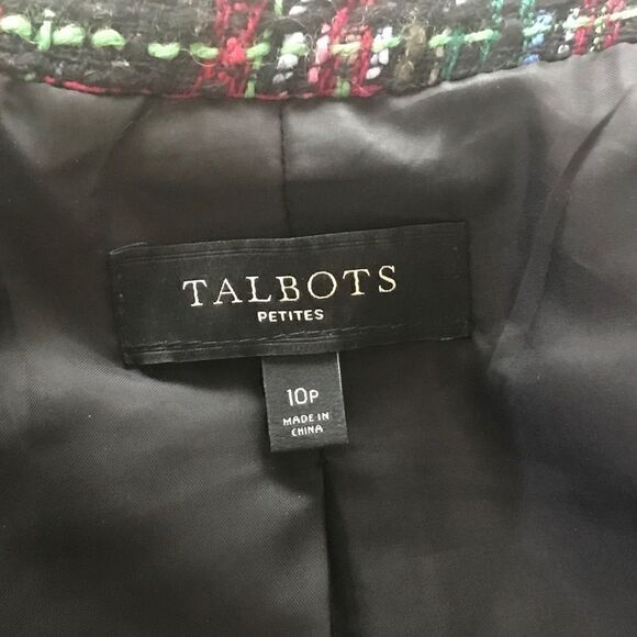 Talbots Multi-Colour Loomed Short Jacket - Picture 9 of 9